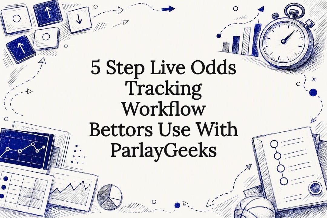 Decorative live odds tracking title card