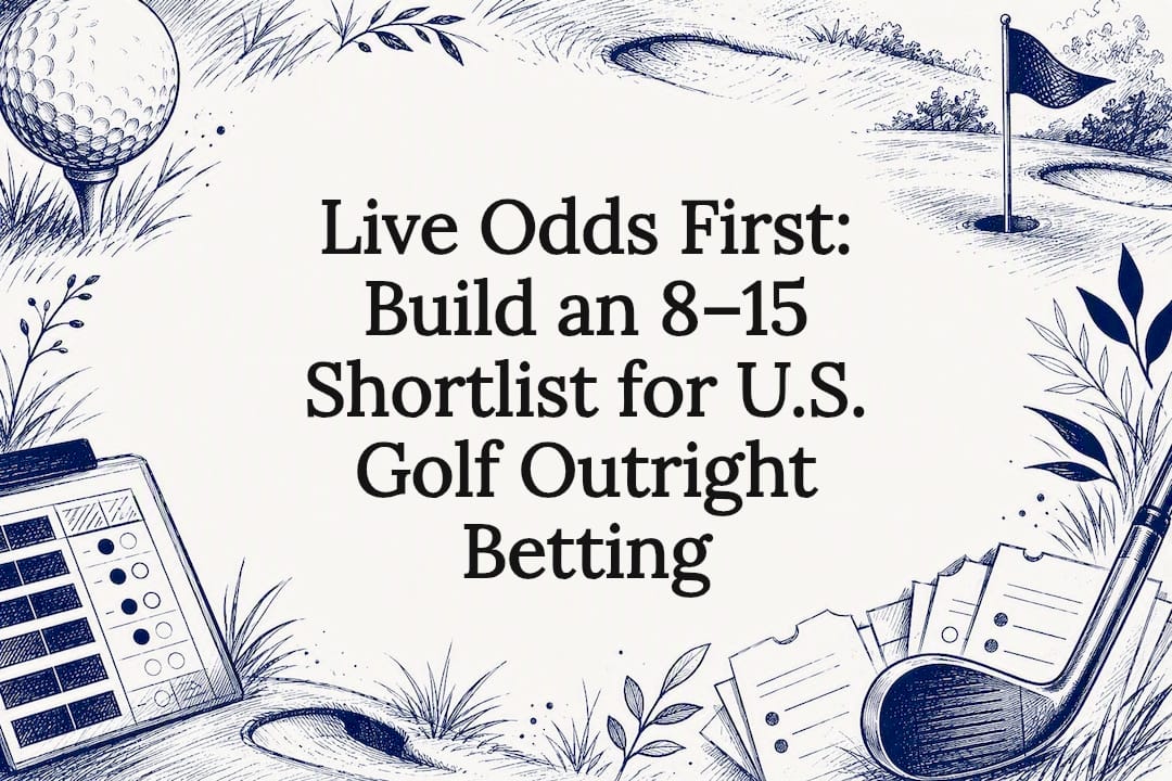 Golf betting shortlist title card