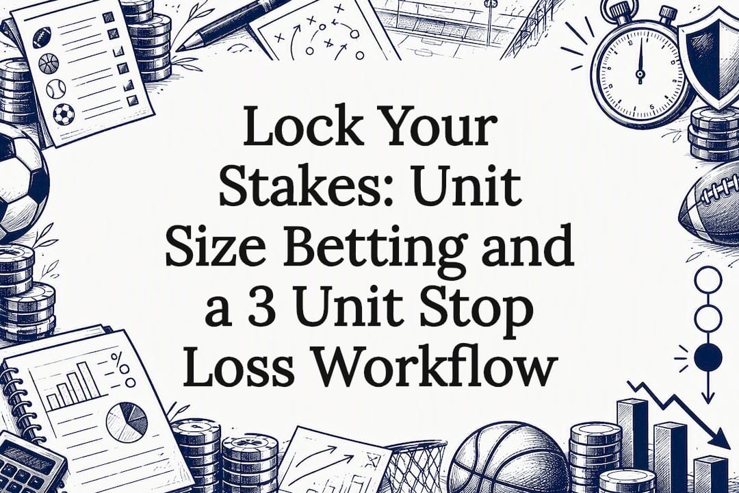 Decorative betting unit strategy title card