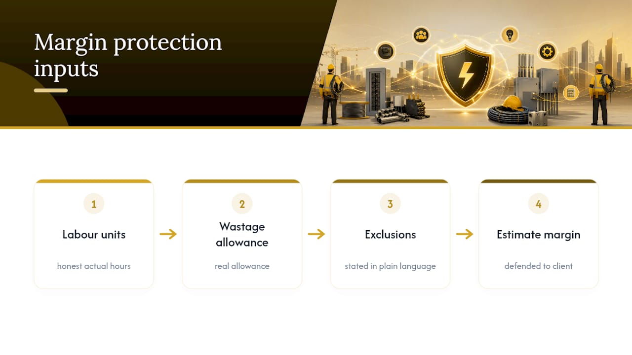 Three inputs that protect estimate margin