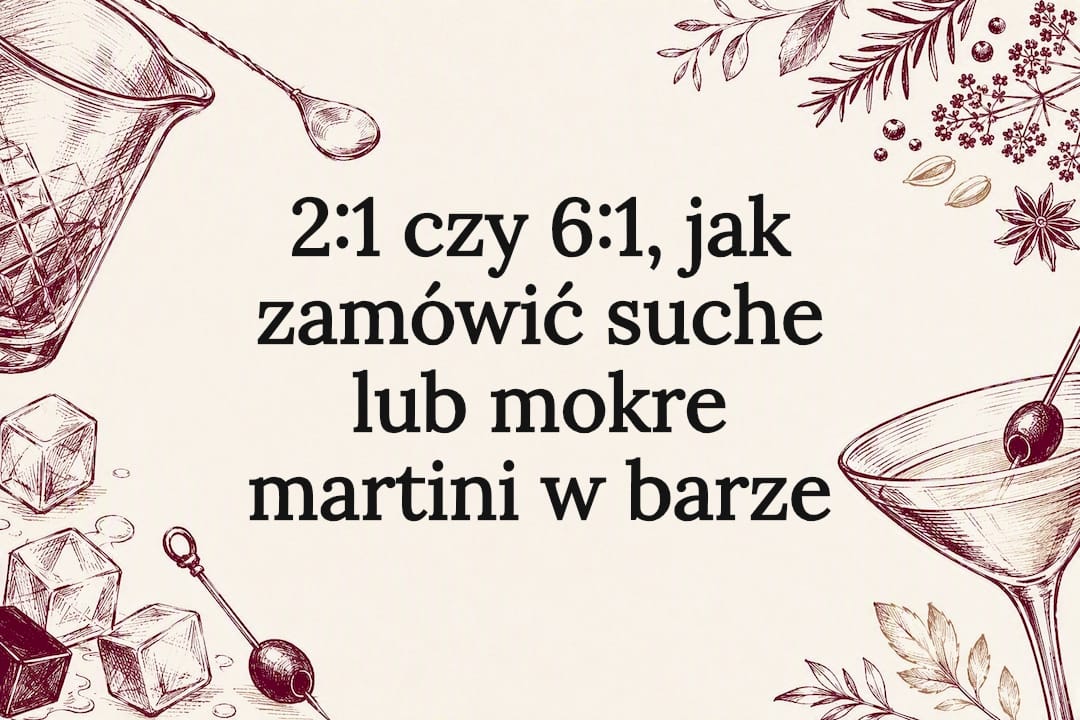 Dekoracyjna plansza z proporcjami martini