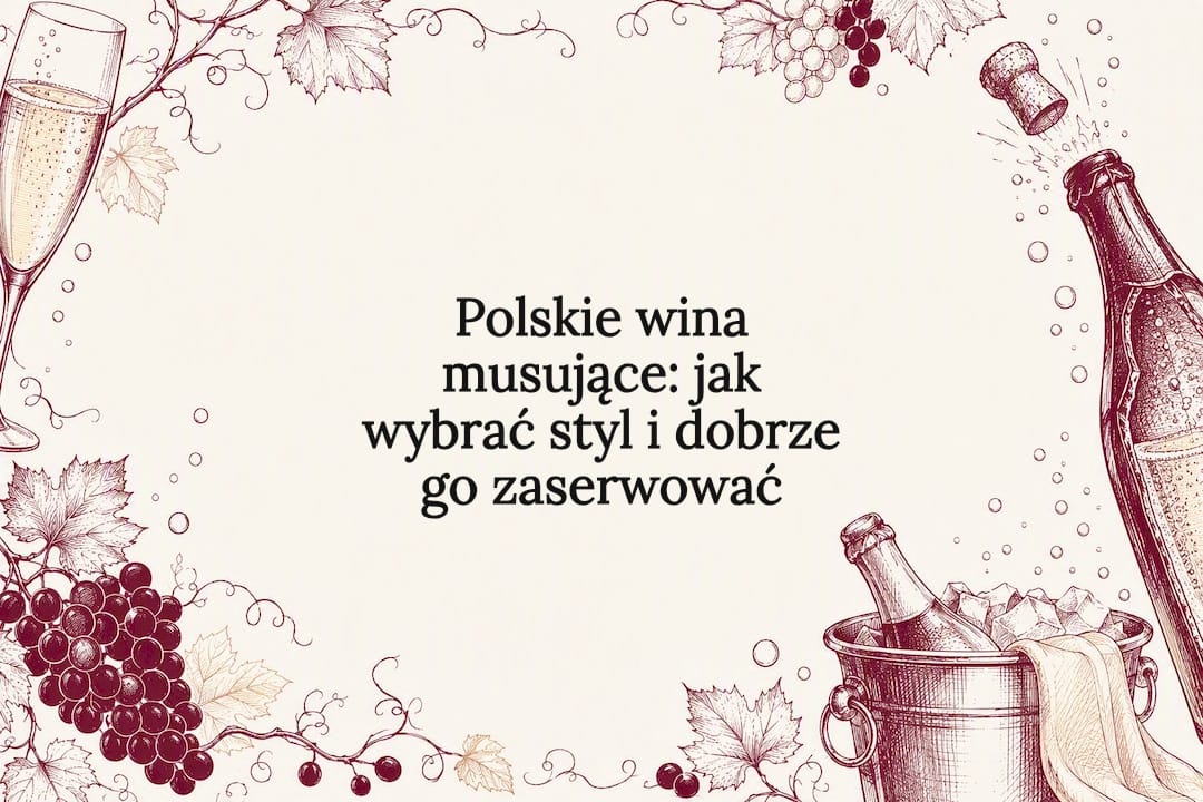 Okładka poświęcona polskim winom musującym