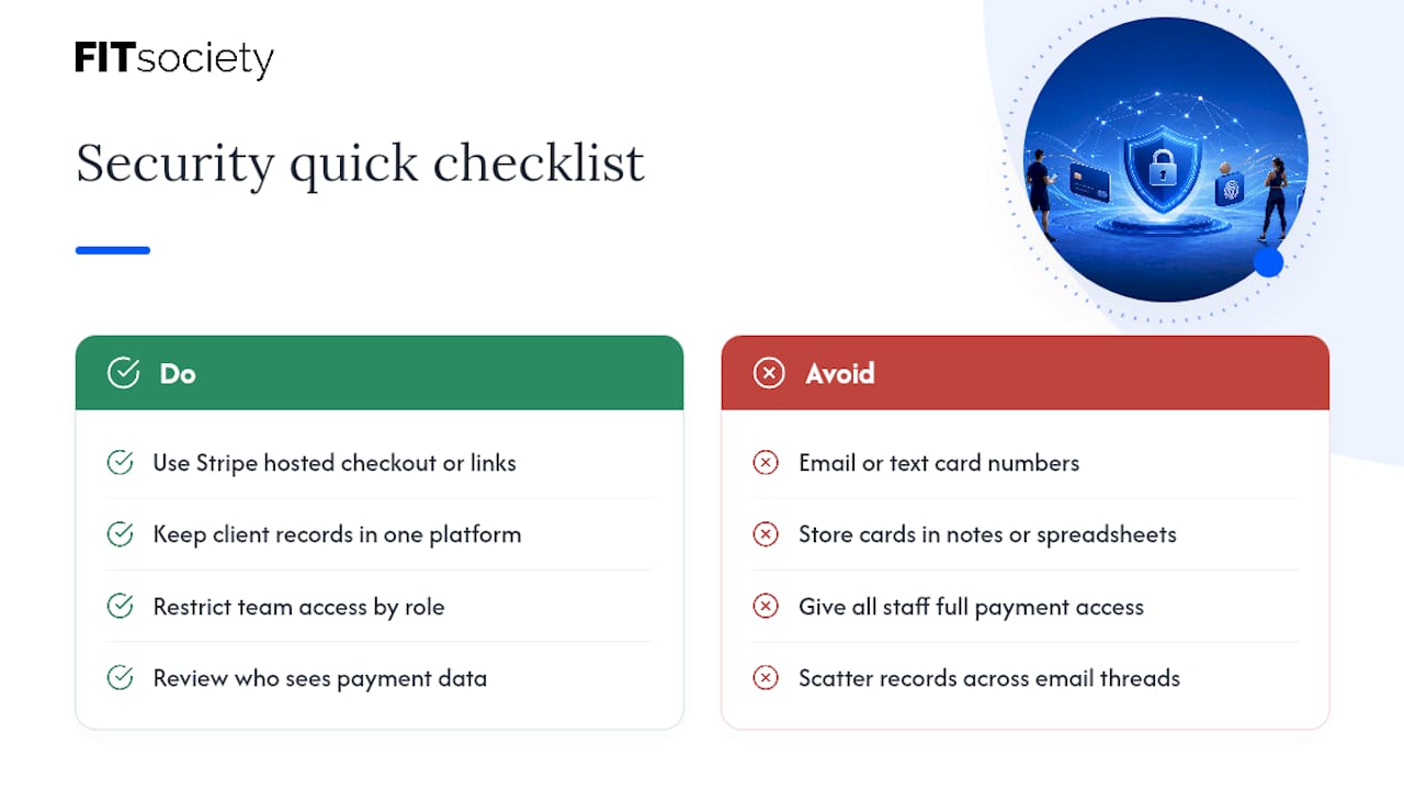Security and Compliance: What Trainers Need to Know — overview diagram