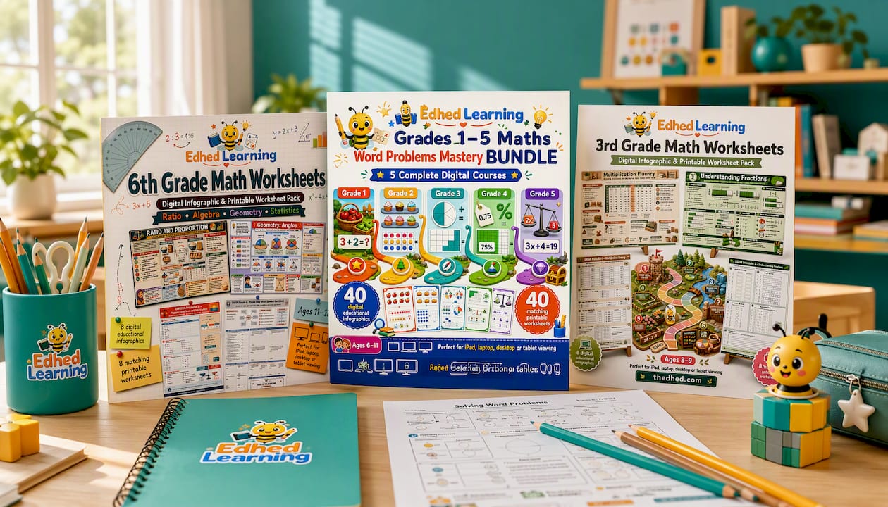 6th Grade Math Worksheets – Kids Digital Course & Printable Worksheets