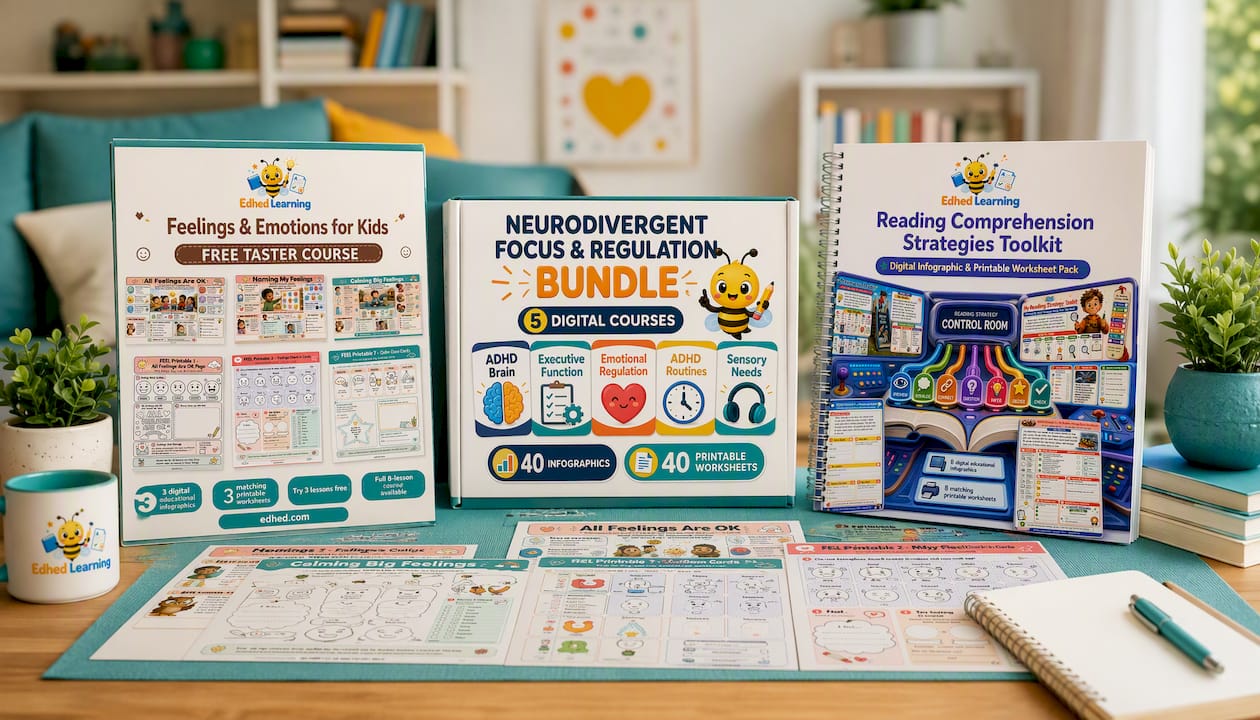 FREE Feelings & Emotions for Kids – 3-Lesson Taster Course & Worksheets