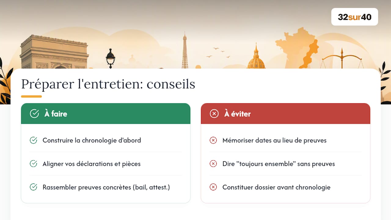 Ce que la préparation réelle enseigne sur cet entretien — overview diagram