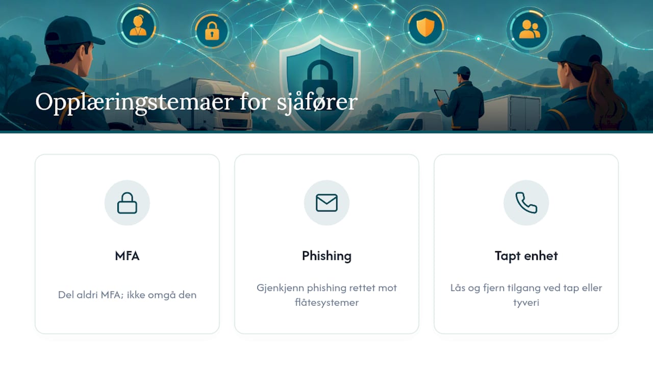 Tre sentrale temaer i sikkerhetsopplæring