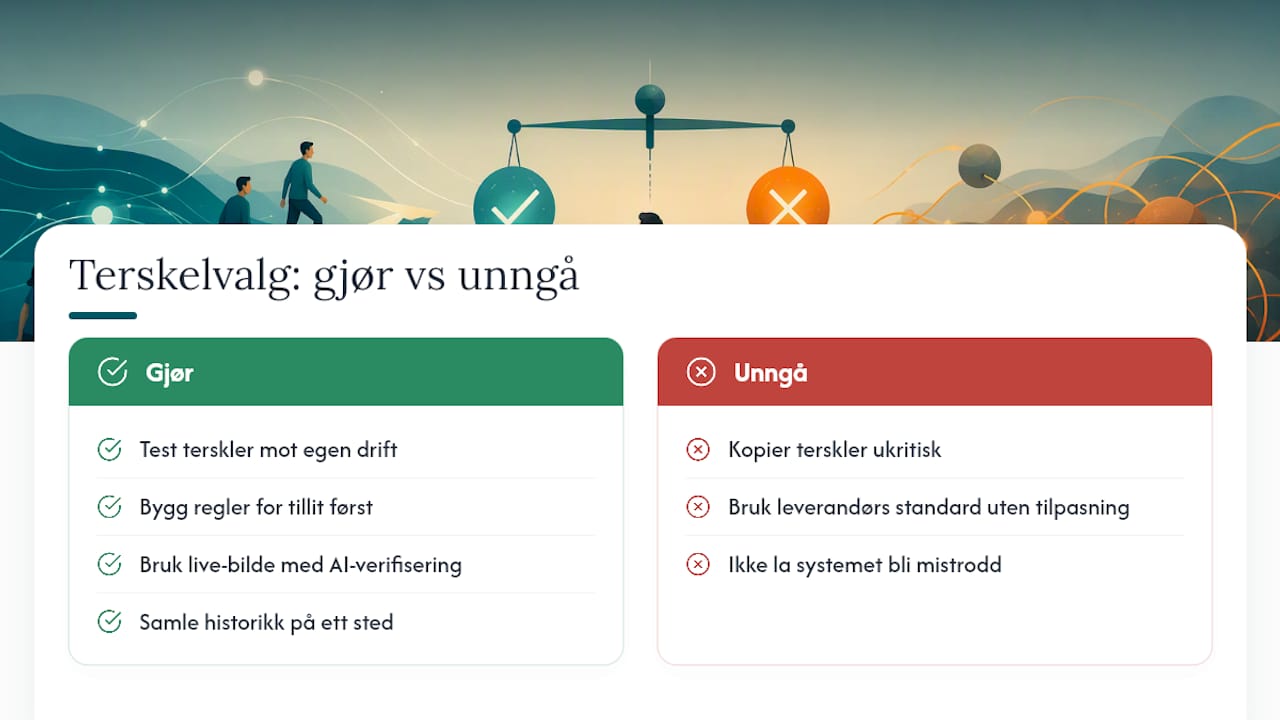 Fleetvaktperspektivet: hvorfor de fleste feiler på terskelvalg, ikke teknologien — overview diagram