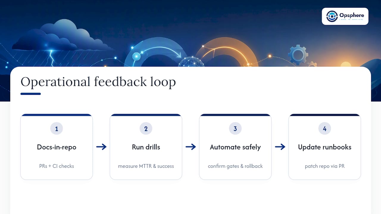 Runbook validation and automation feedback loop