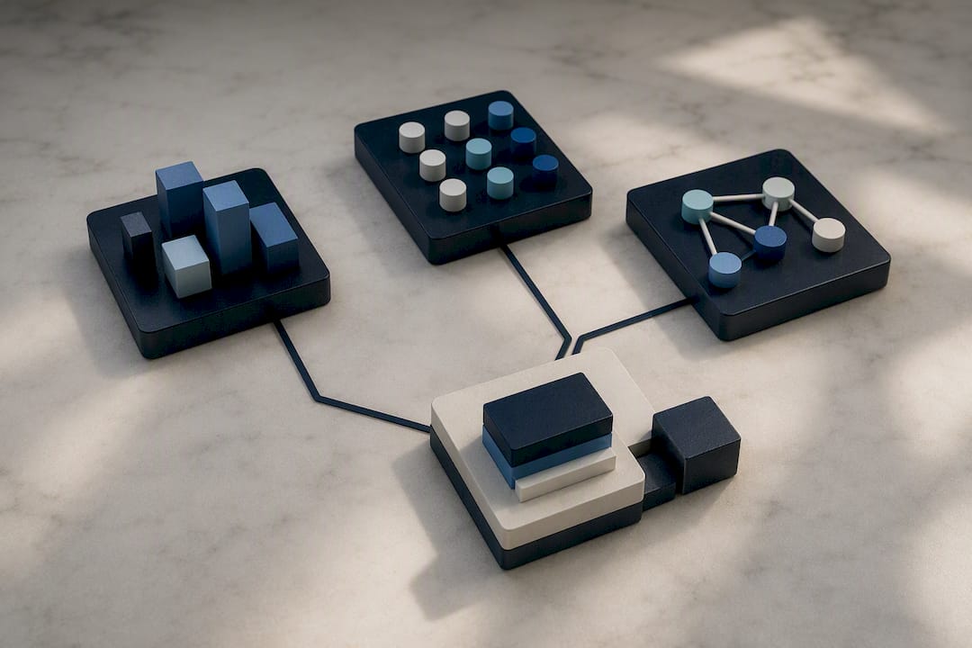 Logs metrics and topology evidence linked