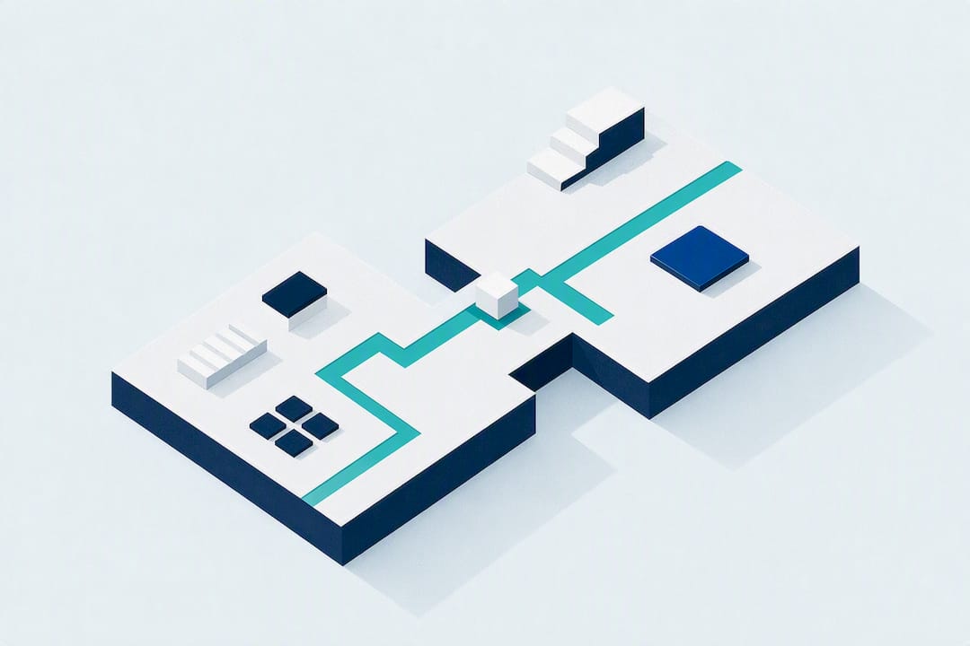 Isometric unified observability title card