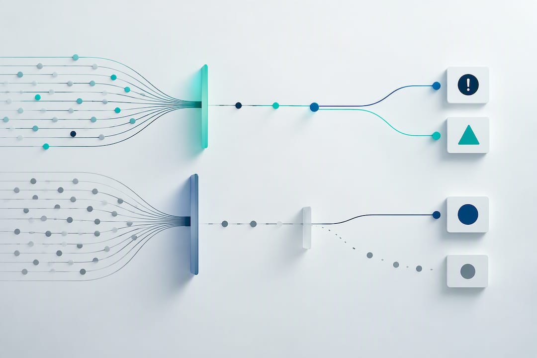 Illustration comparing head and tail sampling