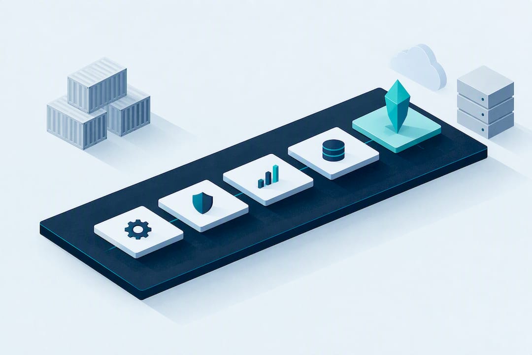 Isometric Kubernetes production readiness title card