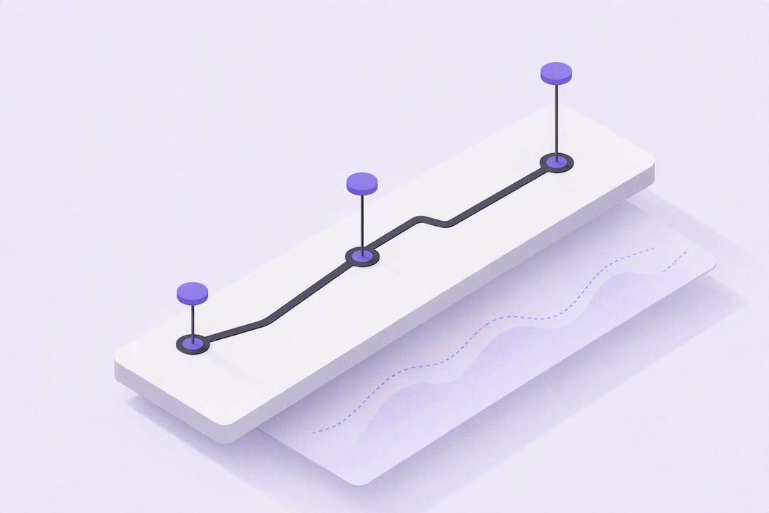 Isometric HRV baseline and trend illustration