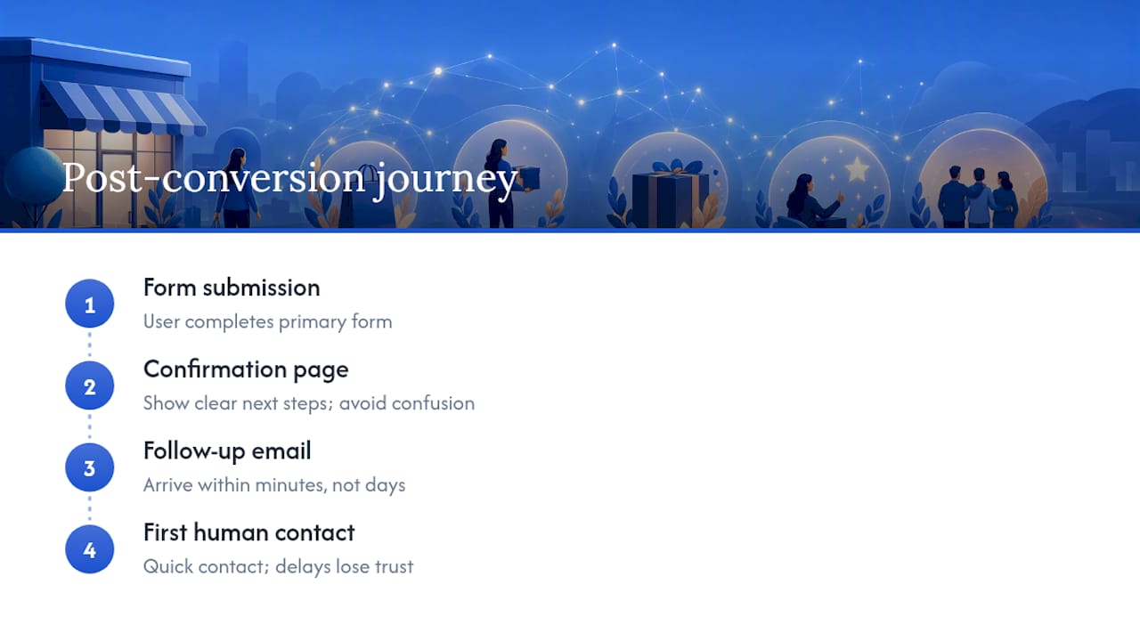 Post-conversion customer journey stages