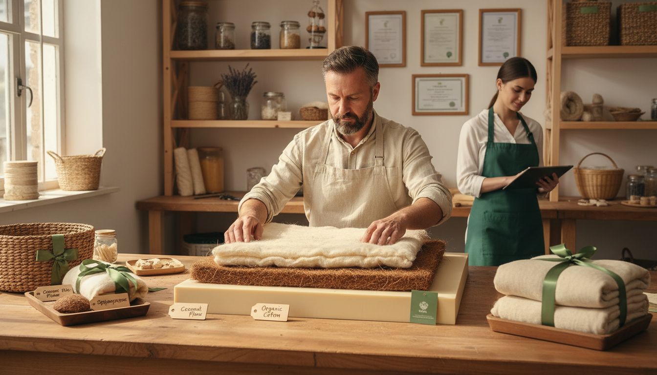 workshop making eco mattress
