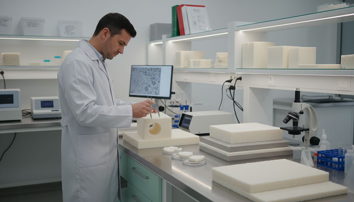 latex στρώμα εργαστήριο