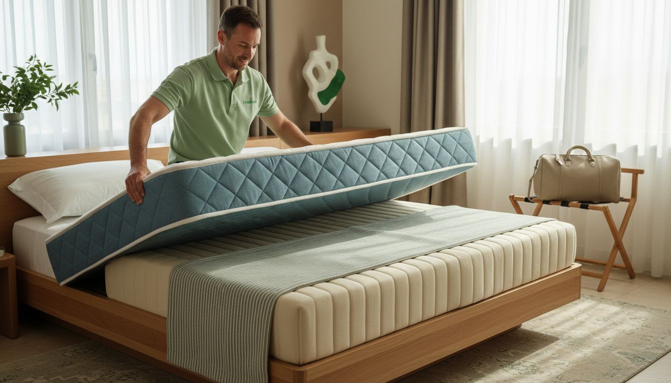 Τι Είναι Στρώμα Διπλής Όψης: Ολοκληρωμένος Οδηγός 2 αναποδογύρισμα στρώματος ξενοδοχείο