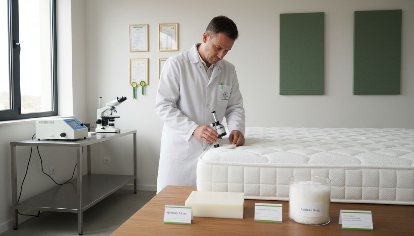 Επιλογή Υποαλλεργικού Στρώματος Οδηγός: Βήματα για Ιδανική Υγιεινή 3 έλεγχος ποιότητας στρώματος