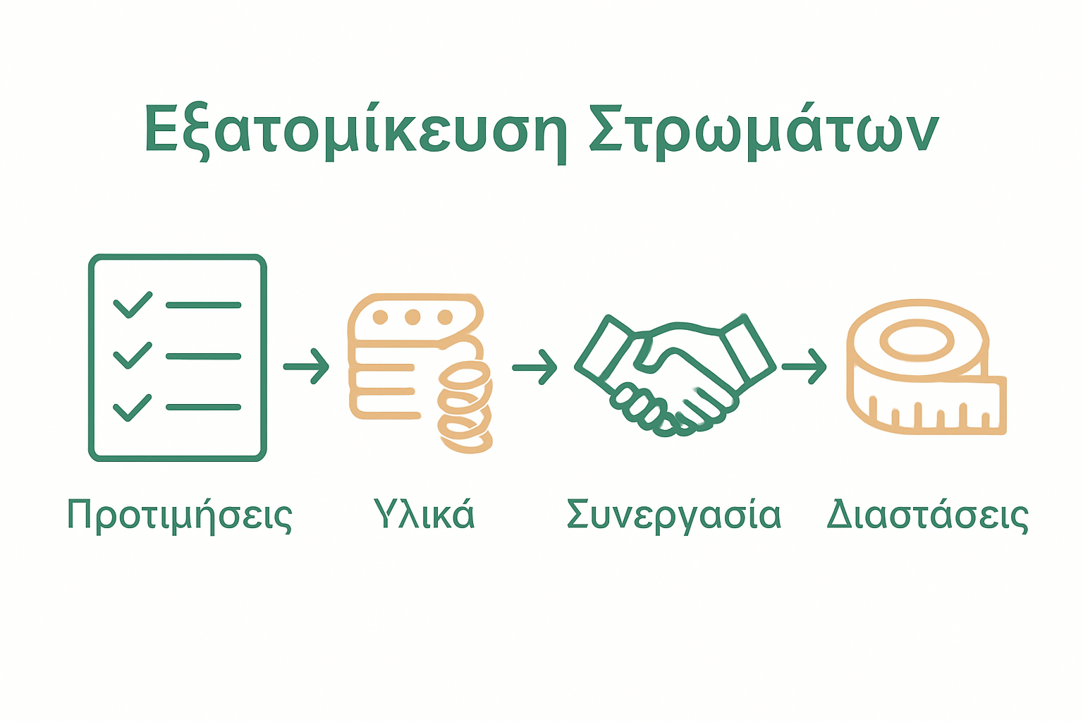 Διαδικασία προσωποποίησης στρωμάτων για άνεση και υγεία 3 Four-step process for custom mattress