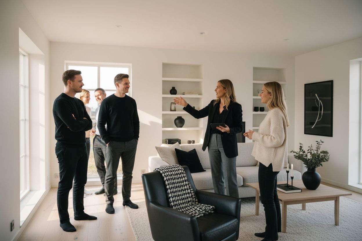 ejendom open house besøgende