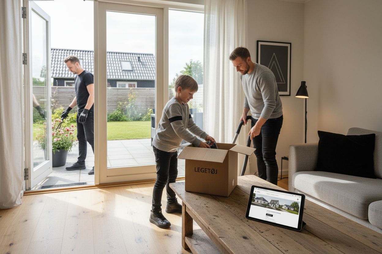 boligsalg forberedelse familie