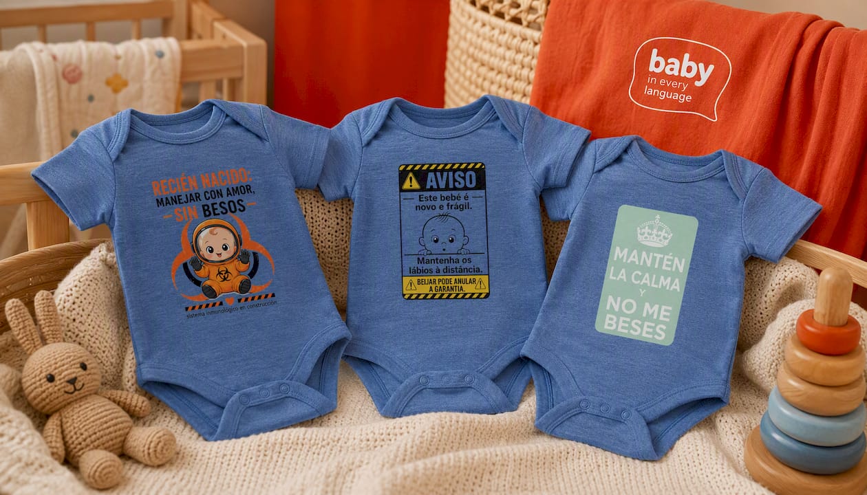 Newborn Handle With Love No Kissing Baby Bodysuit