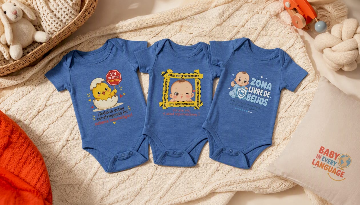 No Smooching Allowed Baby Bodysuit