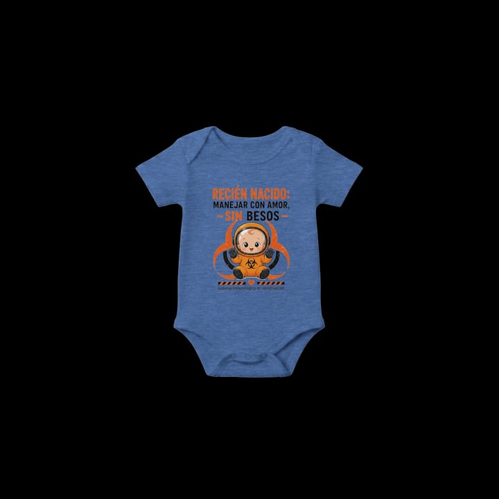 Newborn Handle With Love No Kissing Baby Bodysuit