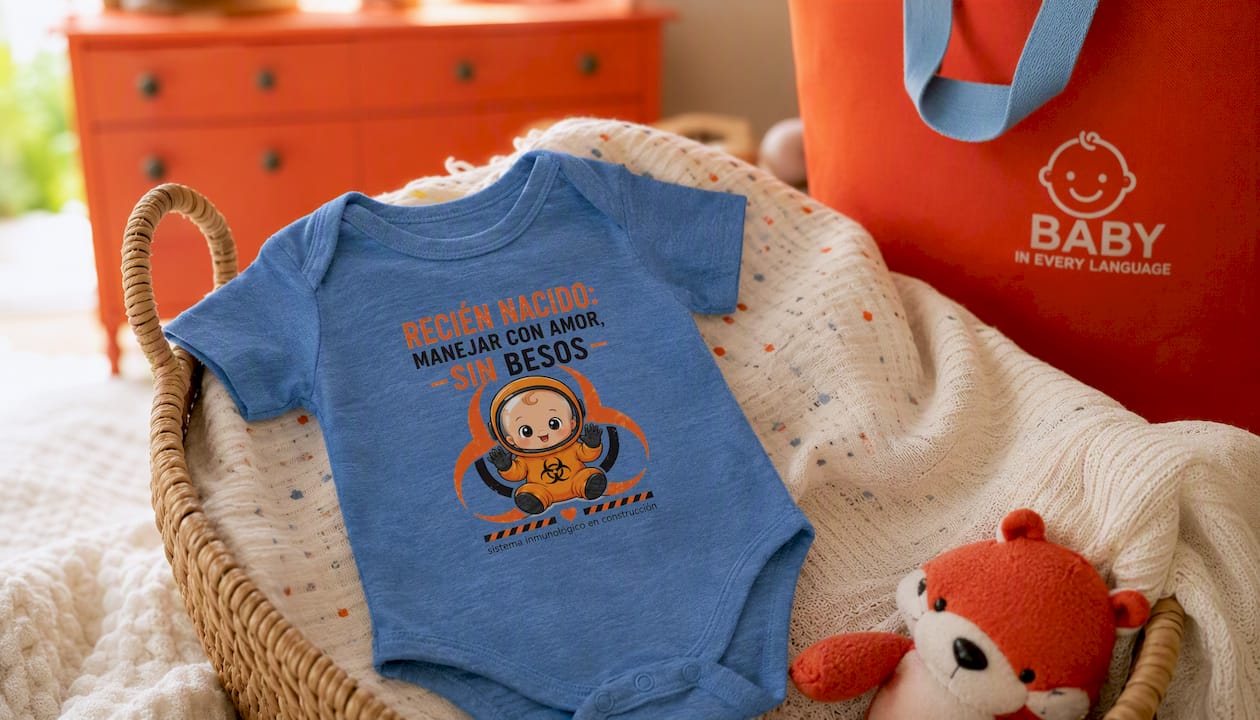 Newborn Handle With Love No Kissing Baby Bodysuit