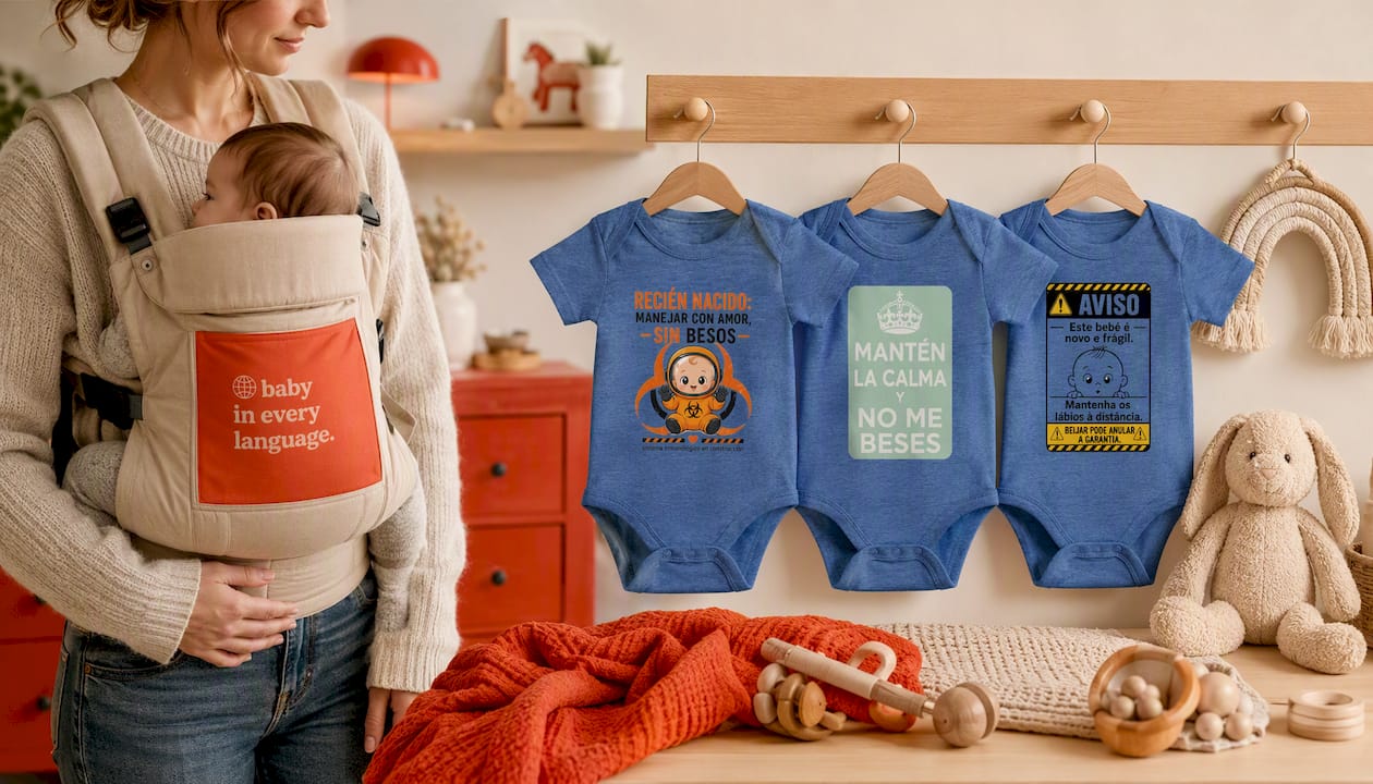 Newborn Handle With Love No Kissing Baby Bodysuit