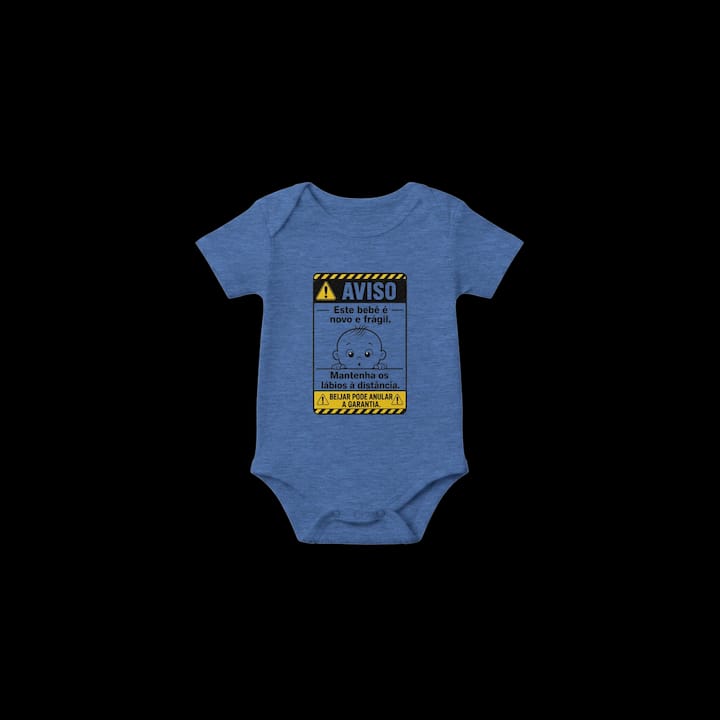 Warning New And Fragile Baby Bodysuit