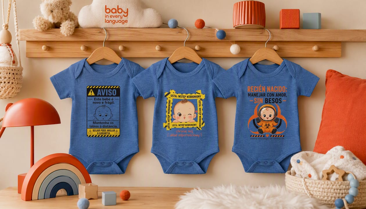 Warning New And Fragile Baby Bodysuit