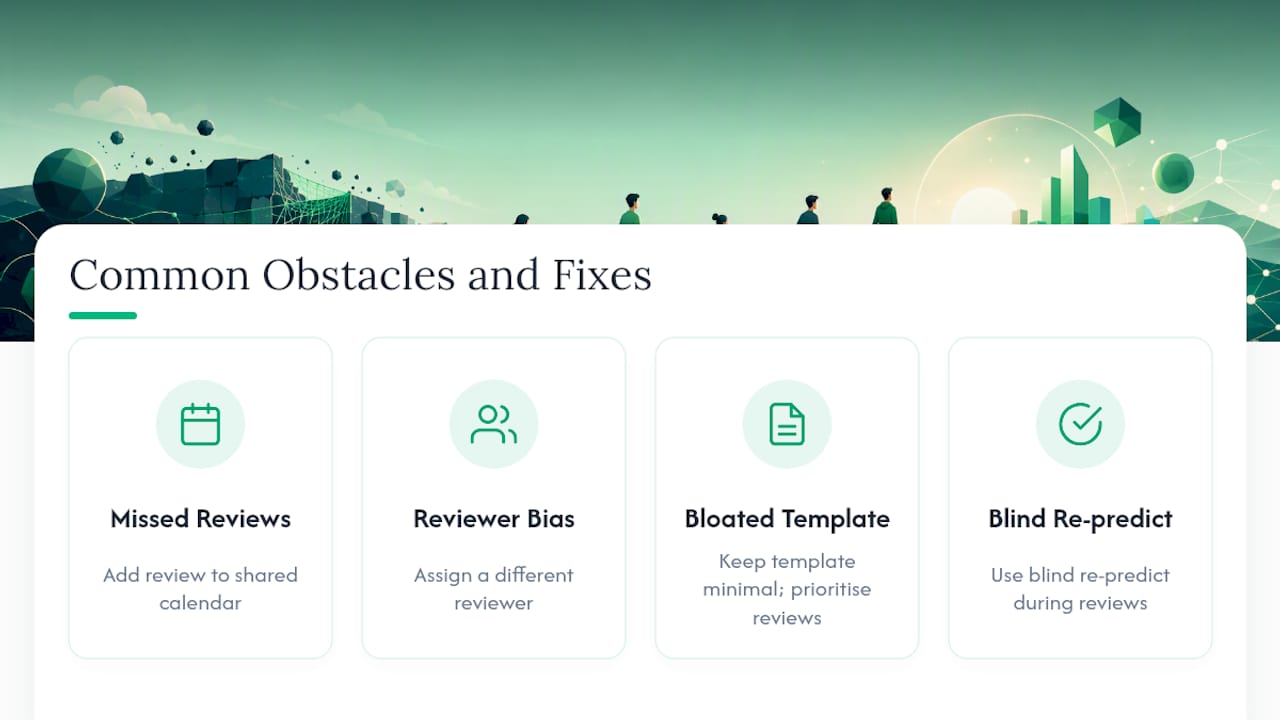 Common Obstacles and How to Get Past Them — overview diagram