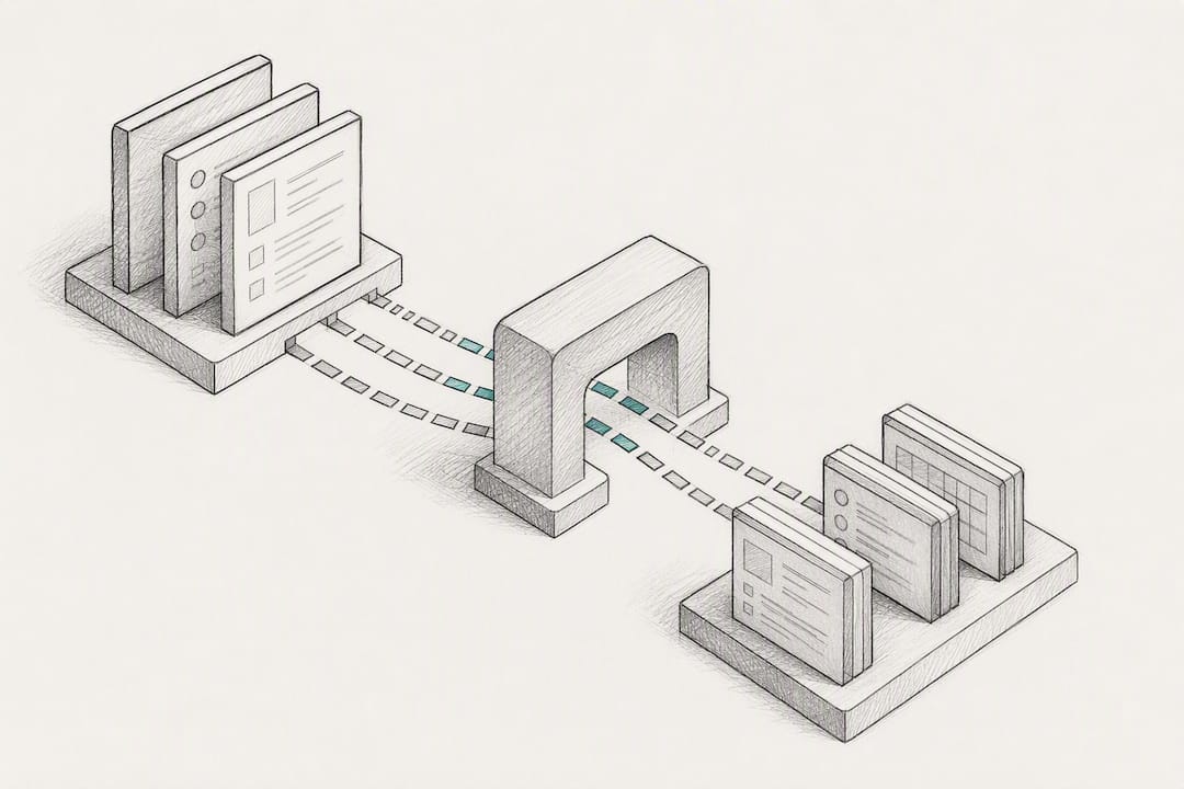 Structured clinical data moving through exchange