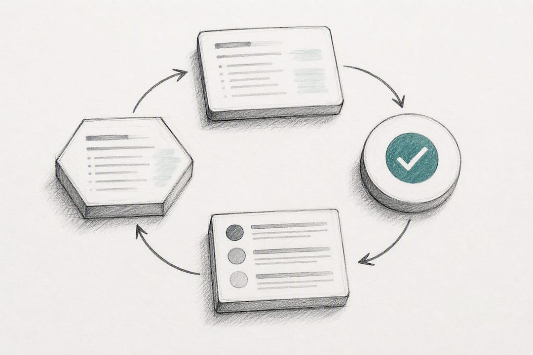 Clinical AI draft review feedback loop