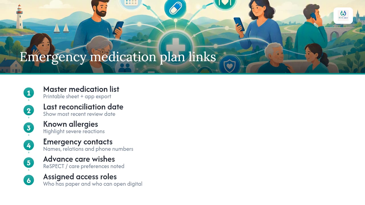 Emergency medication information flow