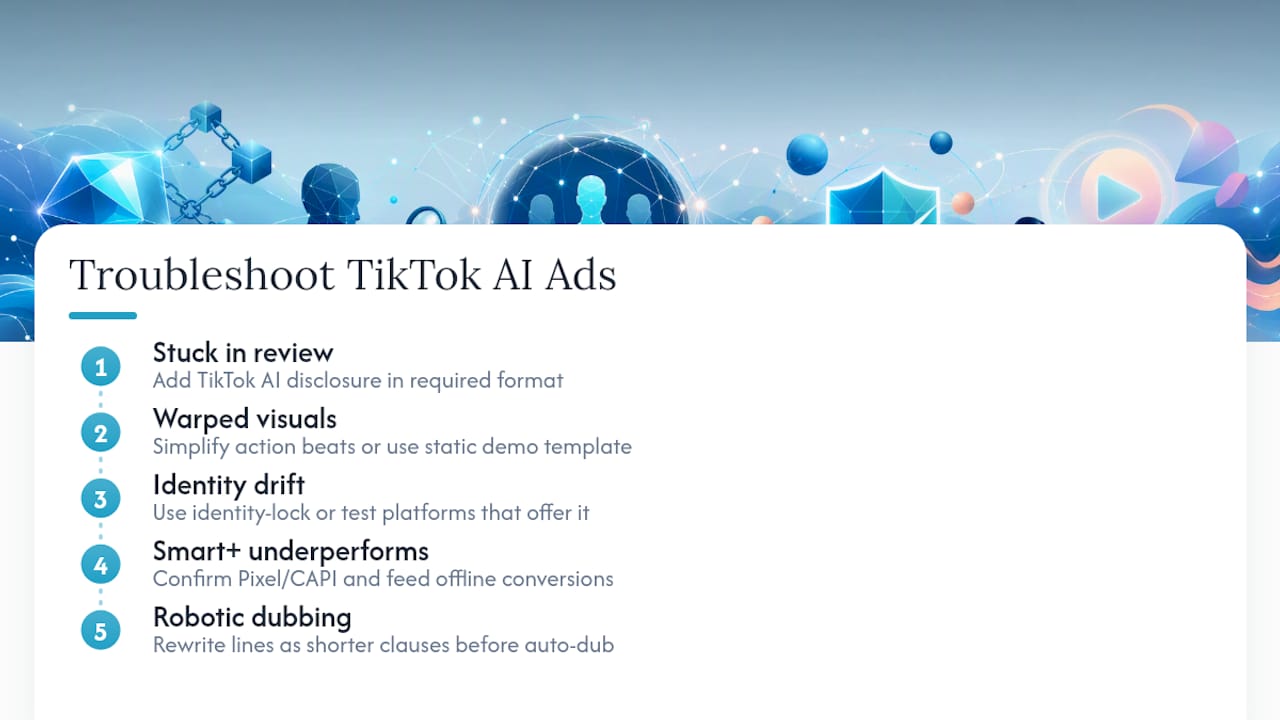 How Do You Troubleshoot Common TikTok AI Ad Generation Problems? — overview diagram