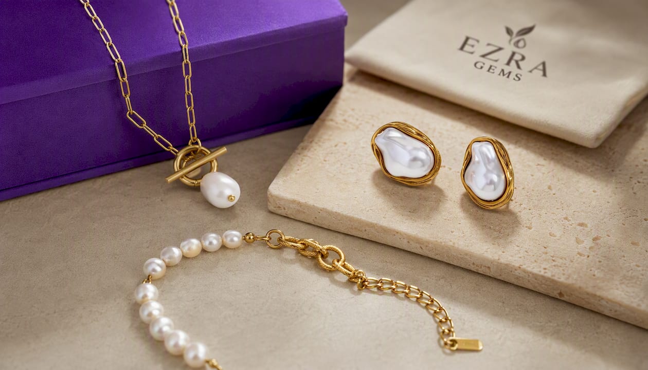 Baroque Freshwater Pearl Pendant Necklace