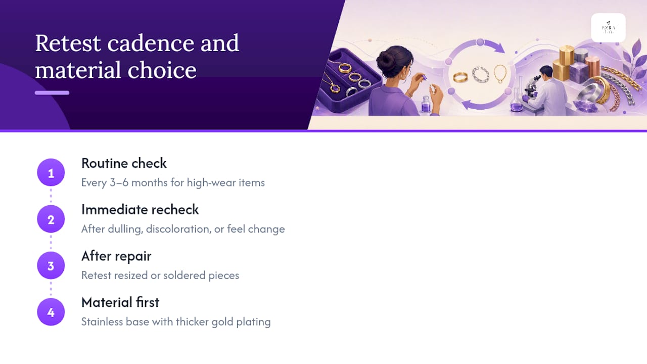 Ezra's Take: Testing Cadence and Why Material Choice Comes First — overview diagram