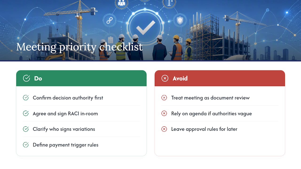 Why most preconstruction checklists miss the point — overview diagram