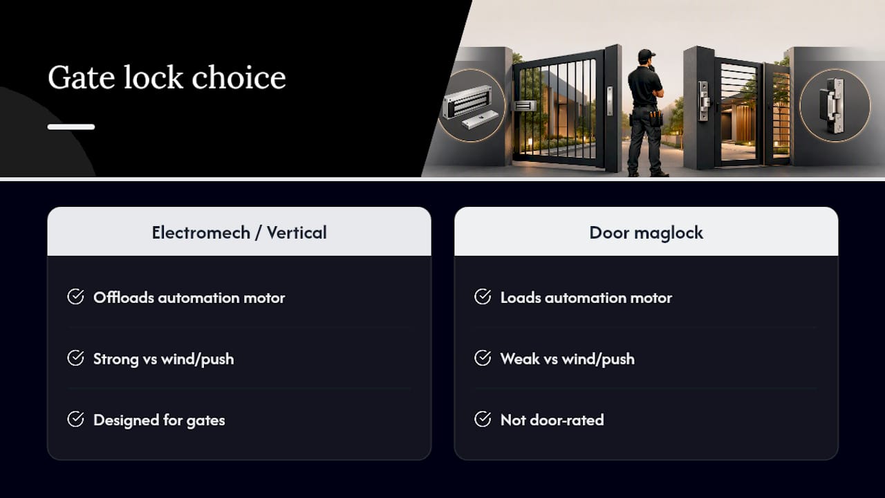 A Gate and Entrance Specialist's View on Lock Selection — overview diagram