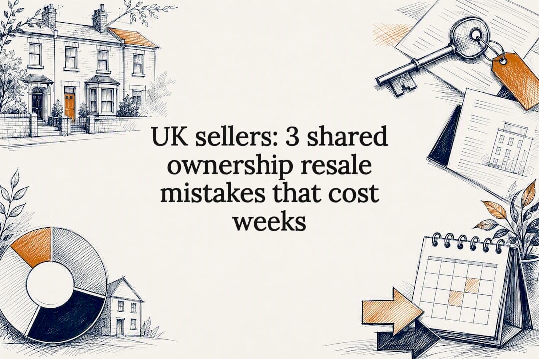 Decorative shared ownership resale title card