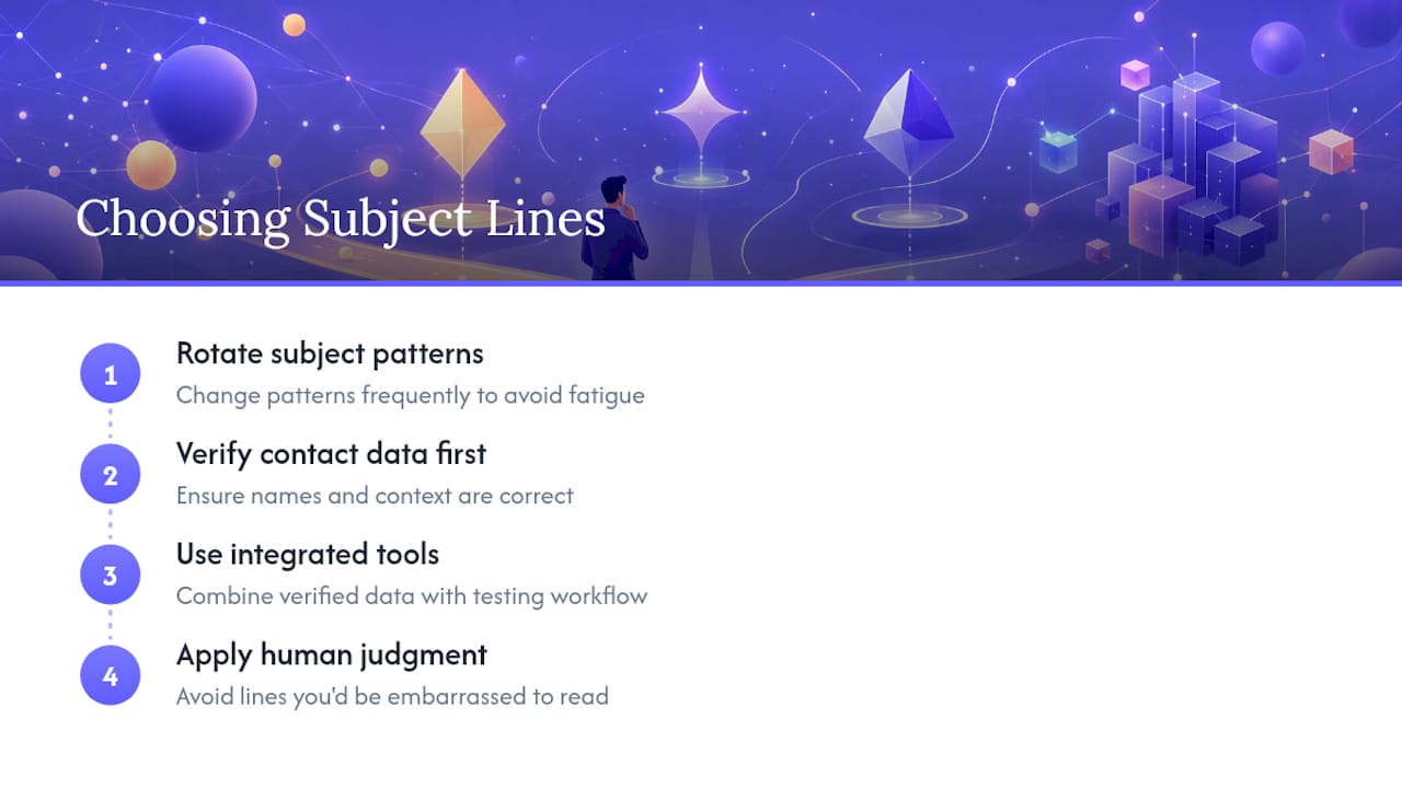 What Actually Matters When You Choose a Subject Line — overview diagram