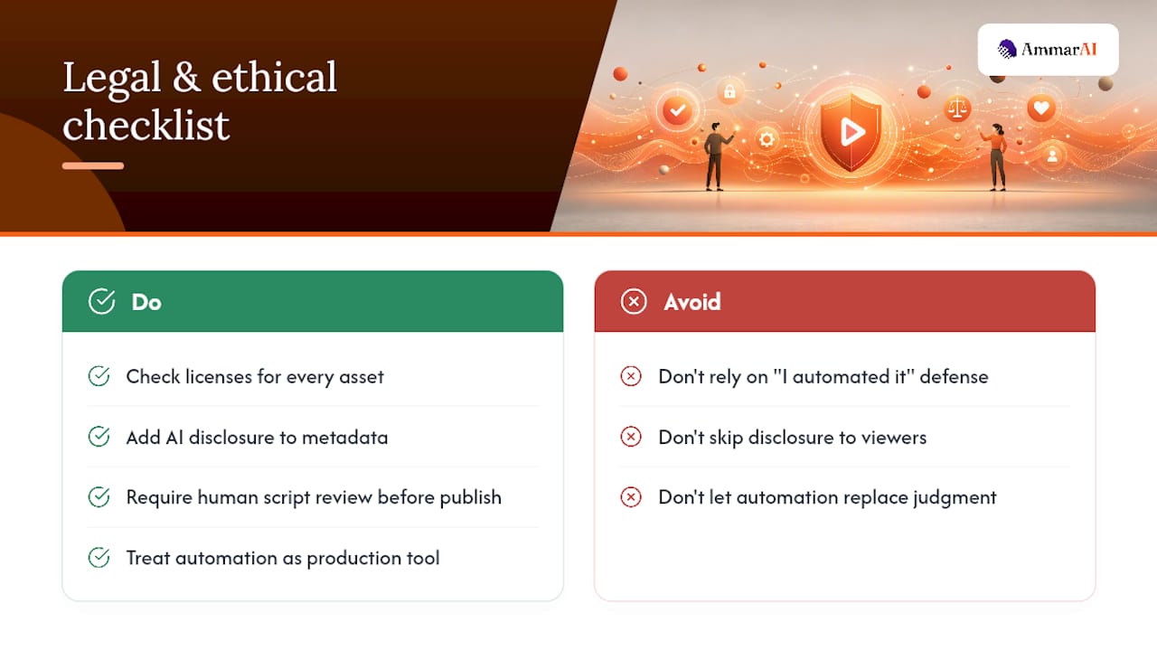 What Are the Legal and Ethical Lines With Automated Content? — overview diagram