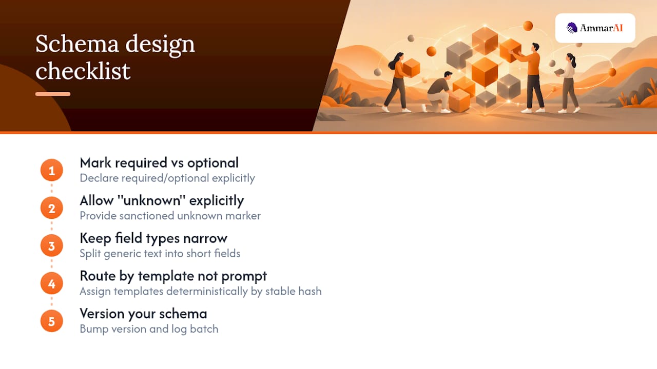 Designing a Schema That Actually Improves Output — overview diagram
