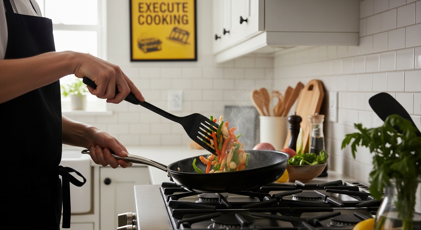 carbon steel stir fry technique