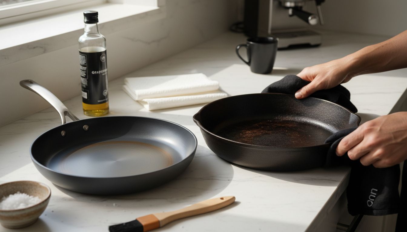 seasoning process pans