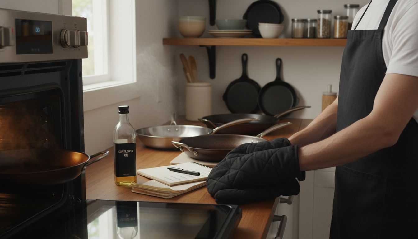 carbon steel seasoning