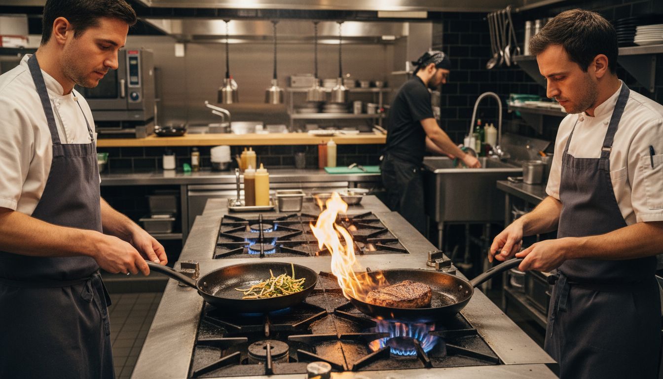 restaurant carbon steel pans